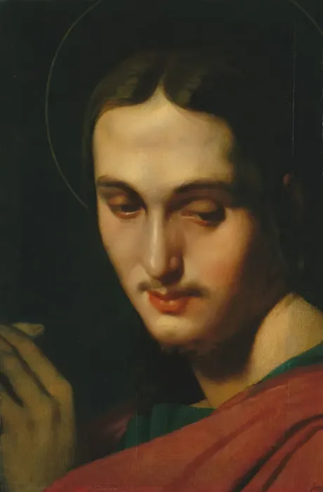 Framed Print : Head of Saint John the Evangelist. Creator: Jean-Auguste-Dominique Ingres Framed Print : Head of Saint John the Evangelist. Creator: Jean-Auguste-Dominique Ingres