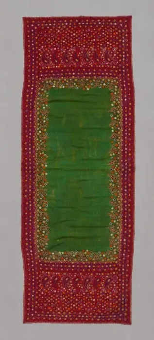 Framed Print : Head Scarf, India, 19th century. Creator: Unknown Framed Print : Head Scarf, India, 19th century. Creator: Unknown