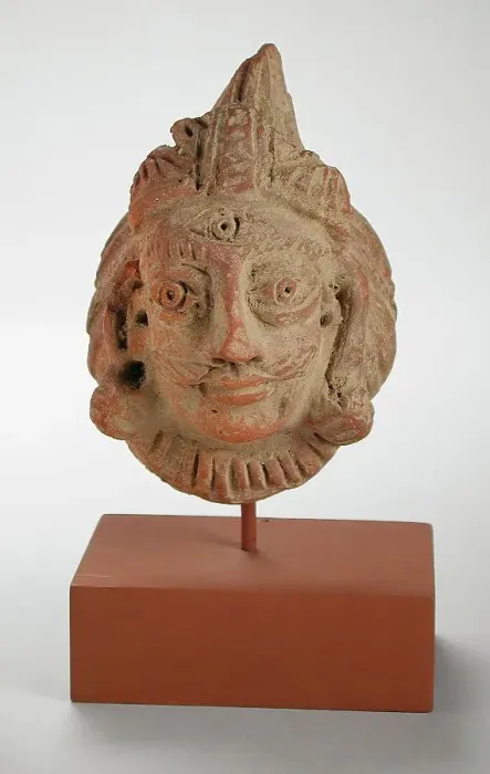 Framed Print : Head of Shiva, 4th century. Creator: Unknown Framed Print : Head of Shiva, 4th century. Creator: Unknown