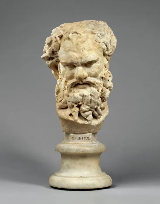 Framed Print : Head of Silenus, 1st-2nd century A.D. Creator: Unknown Framed Print : Head of Silenus, 1st-2nd century A.D. Creator: Unknown