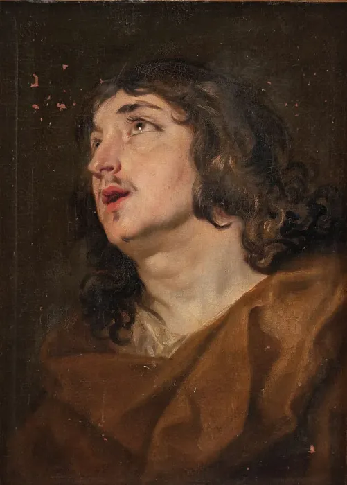 Framed Print : Head of St John, 1695-1795. Creator: Unknown Framed Print : Head of St John, 1695-1795. Creator: Unknown