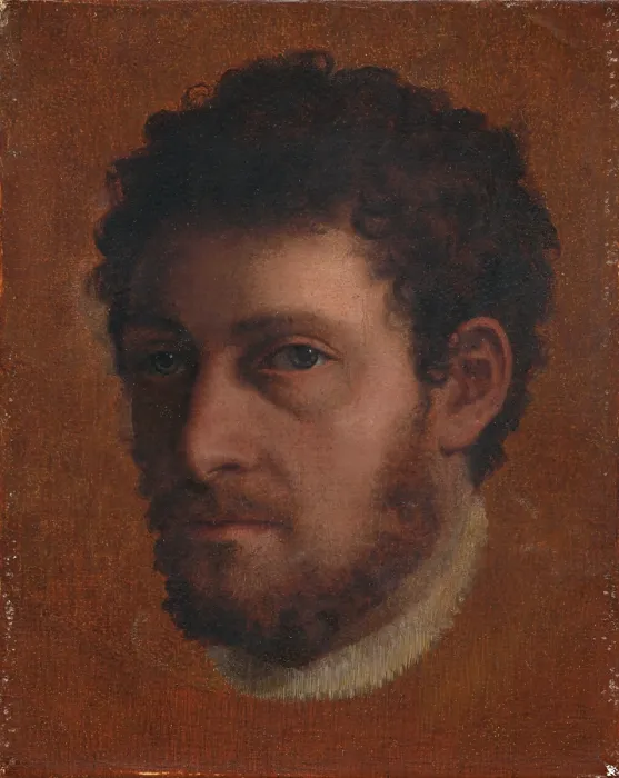 Framed Print : Head Study of a Young Man, around 1550. Creator: Lambert Sustris Framed Print : Head Study of a Young Man, around 1550. Creator: Lambert Sustris