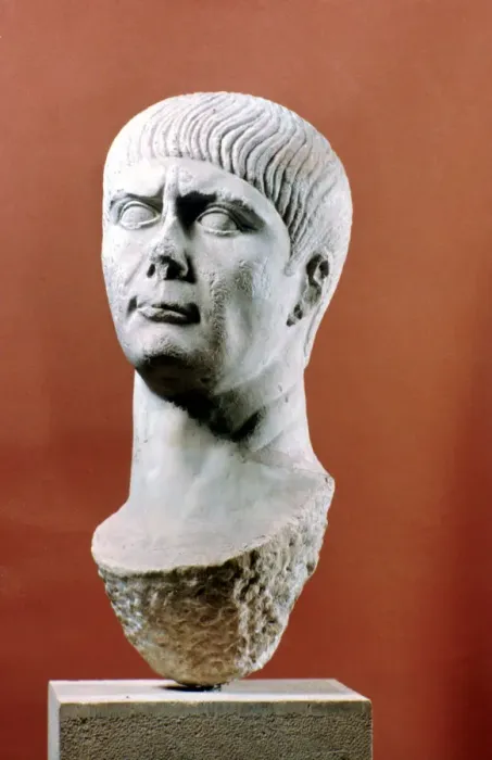 Framed Print : Head of Trajan, Roman Emperor, 98-117 AD Framed Print : Head of Trajan, Roman Emperor, 98-117 AD