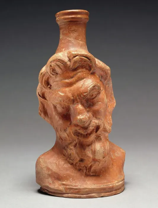 Framed Print : Head Vase (Satyr), 2nd-1st century B.C. Creator: Unknown Framed Print : Head Vase (Satyr), 2nd-1st century B.C. Creator: Unknown