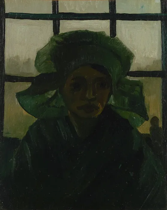Framed Print : Head of a Woman, 1885. Creator: Gogh, Vincent, van (1853-1890) Framed Print : Head of a Woman, 1885. Creator: Gogh, Vincent, van (1853-1890)