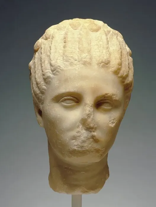 Framed Print : Head of a Woman, about 320 B.C. Creator: Unknown