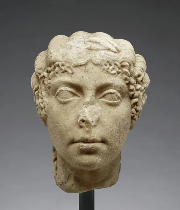 Framed Print : Head of a Woman, about A.D. 50. Creator: Unknown Framed Print : Head of a Woman, about A.D. 50. Creator: Unknown