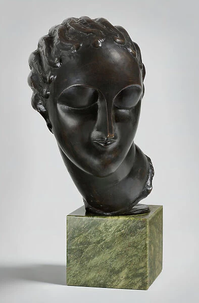 Head of a Woman, c. 1907-1908. Creator: Elie Nadelman
