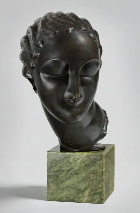 Framed Print : Head of a Woman, c. 1907-1908. Creator: Elie Nadelman Framed Print : Head of a Woman, c. 1907-1908. Creator: Elie Nadelman