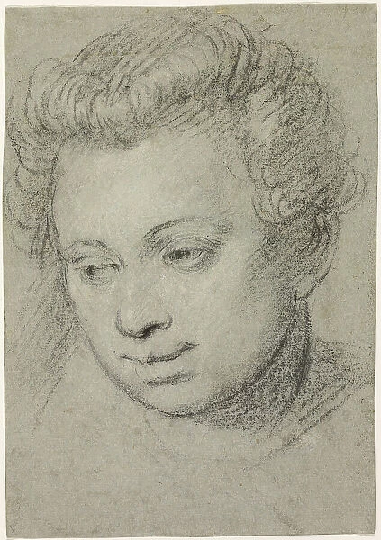 Head of a Woman, c.1575. Creator: Paolo Veronese