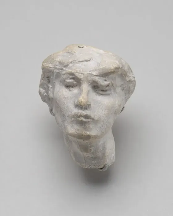 Framed Print : Head of a Woman, possibly 1880s. Creator: Auguste Rodin Framed Print : Head of a Woman, possibly 1880s. Creator: Auguste Rodin