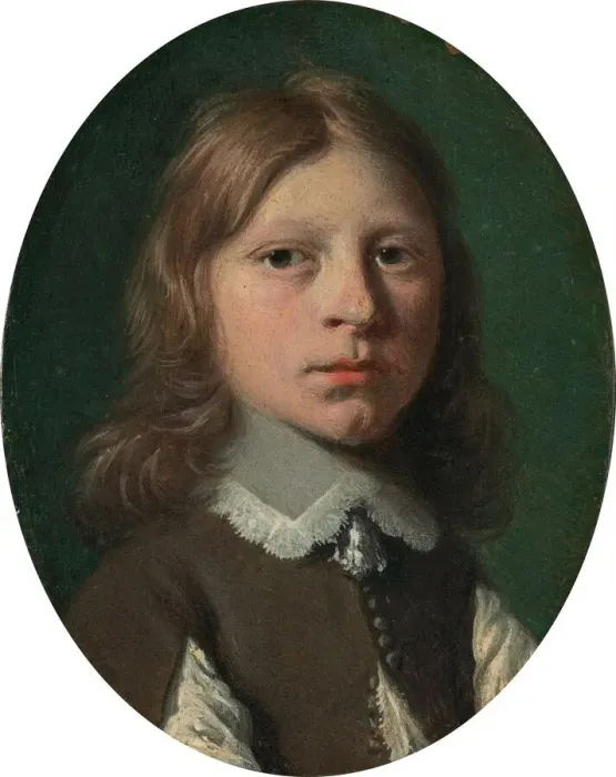 Framed Print : Head of a Young Boy, c. 1650. Creator: Jan de Bray Framed Print : Head of a Young Boy, c. 1650. Creator: Jan de Bray