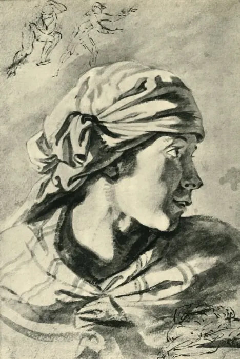 Framed Print : Head of a young woman, mid-late 17th century, (1943). Creator: Jan Siberechts Framed Print : Head of a young woman, mid-late 17th century, (1943). Creator: Jan Siberechts