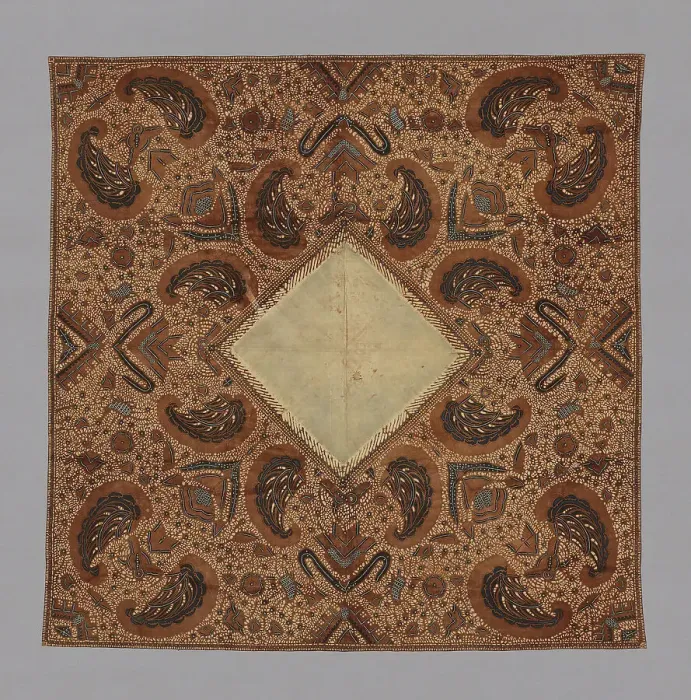 Framed Print : Headcloth (Iket Kepala), Java, Late 19th century. Creator: Unknown Framed Print : Headcloth (Iket Kepala), Java, Late 19th century. Creator: Unknown