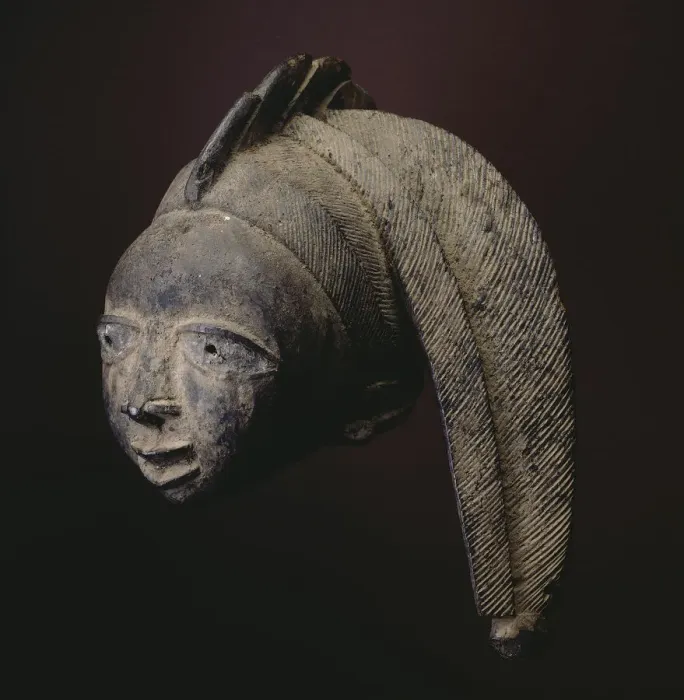 Framed Print : Headdress (Ago Egungun), Nigeria, Mid-late 19th century. Creator: Unknown Framed Print : Headdress (Ago Egungun), Nigeria, Mid-late 19th century. Creator: Unknown