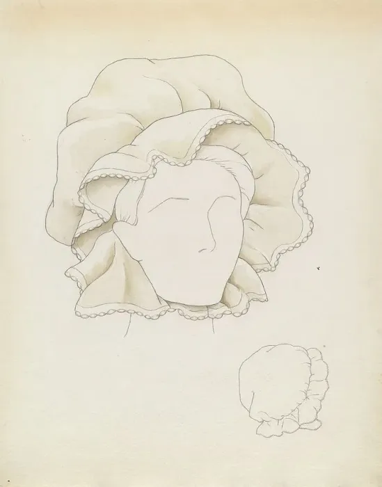Framed Print : Headdress, c. 1937. Creator: Eva Noe Framed Print : Headdress, c. 1937. Creator: Eva Noe