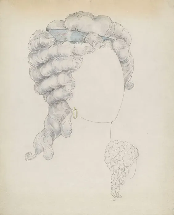 Framed Print : Headdress, c. 1937. Creator: Eva Noe Framed Print : Headdress, c. 1937. Creator: Eva Noe