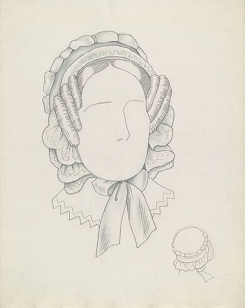 Headdress, c. 1937. Creator: Eva Noe