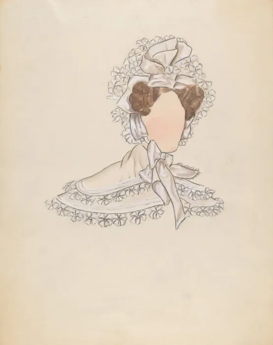 Framed Print : Headdress and Collar, c. 1936. Creator: Dorothy Gernon Framed Print : Headdress and Collar, c. 1936. Creator: Dorothy Gernon
