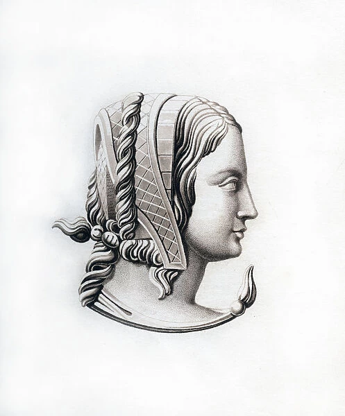 Headdress, early 16th century, (1843). Artist: Henry Shaw