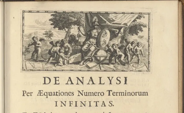 Framed Print : Headpiece from Analysis per Quantitatum Series, Fluxiones, ac Differentias? by Isaac Newton, 1711 Framed Print : Headpiece from Analysis per Quantitatum Series, Fluxiones, ac Differentias? by Isaac Newton, 1711