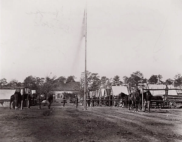Headquarters, 10th Army Corps, Hatchers Farm, Virginia, 1861-65