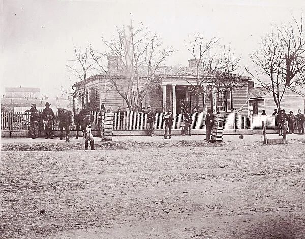 Headquarters of General Sherman or Thomas, Chattanooga, ca. 1864. Creator: George N