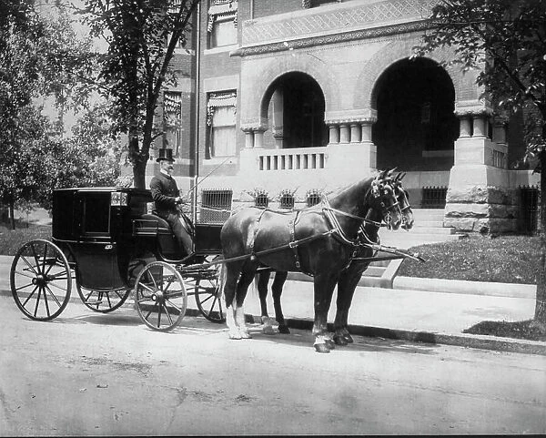 Hearst House, 1400 N.H. Ave, 1889. Creator: Frances Benjamin Johnston