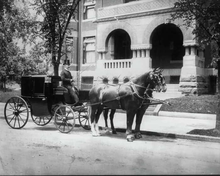 Framed Print : Hearst House, 1400 N.H. Ave, 1889. Creator: Frances Benjamin Johnston Framed Print : Hearst House, 1400 N.H. Ave, 1889. Creator: Frances Benjamin Johnston