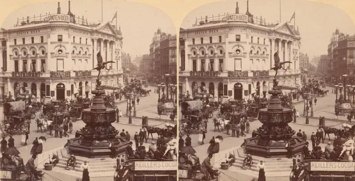 Framed Print : In the Heart of Modern Babylon, Piccadilly Circus, London, England, 1850s-1910s Framed Print : In the Heart of Modern Babylon, Piccadilly Circus, London, England, 1850s-1910s