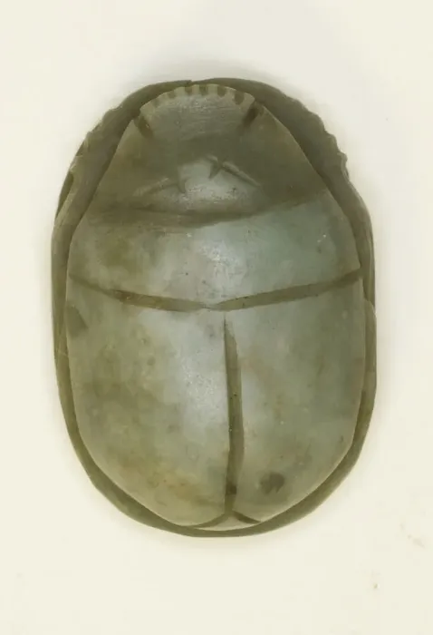 Framed Print : Heart Scarab, Egypt, New Kingdom, Dynasties 18-20 (about 1550-1069 BCE). Creator: Unknown Framed Print : Heart Scarab, Egypt, New Kingdom, Dynasties 18-20 (about 1550-1069 BCE). Creator: Unknown