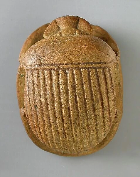 Heart Scarab (image 1 of 2), New Kingdom-Late Period (1569-525 BCE) or modern. Creator: Unknown