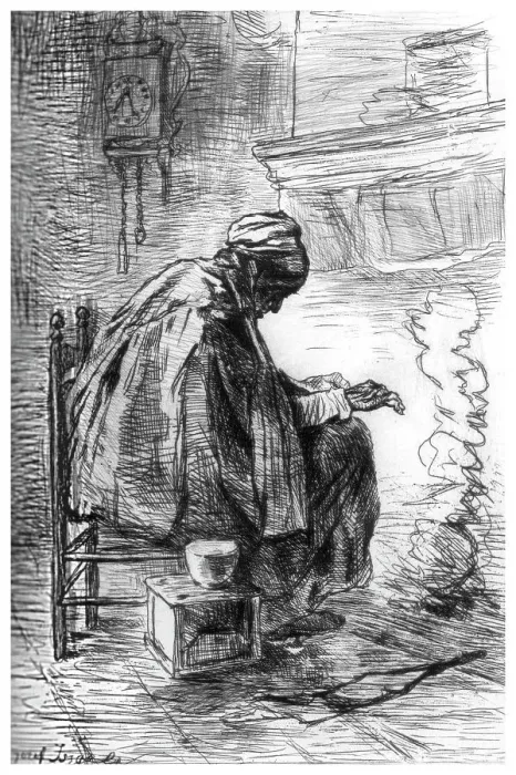 Framed Print : The Hearth, c1880-1882. Artist: Jozef Israels Framed Print : The Hearth, c1880-1882. Artist: Jozef Israels