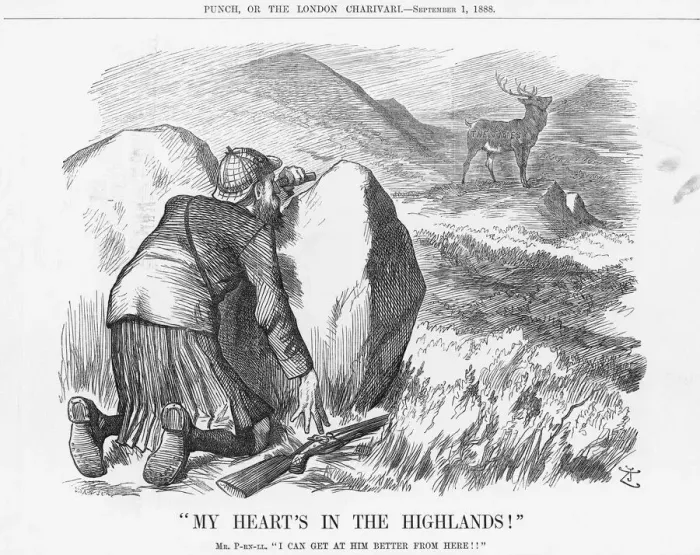 Framed Print : My Hearts in the Highlands!, 1888. Artist: Joseph Swain Framed Print : My Hearts in the Highlands!, 1888. Artist: Joseph Swain