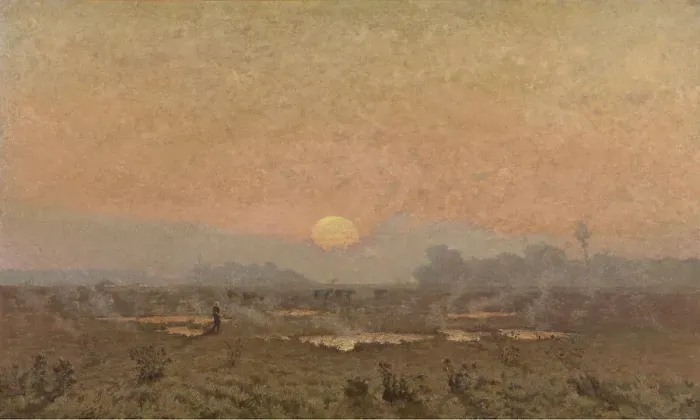 Framed Print : The Heath, late 19th-early 20t century? Creator: Alphonse Asselbergs Framed Print : The Heath, late 19th-early 20t century? Creator: Alphonse Asselbergs