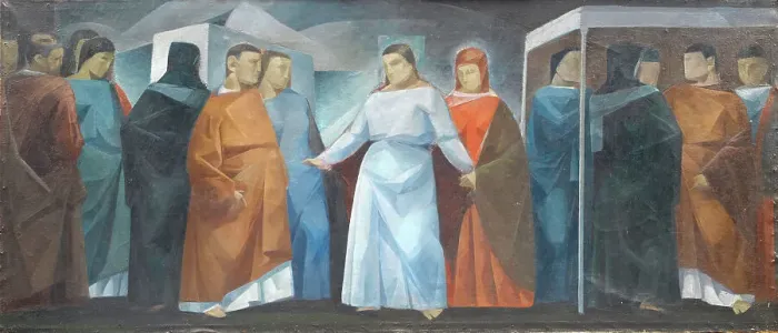 Framed Print : The Heavenly Wedding. Emmanuel Sweborg: Amore Conjugiali, 1919-1920. Creator: Ivar Rosenberg Framed Print : The Heavenly Wedding. Emmanuel Sweborg: Amore Conjugiali, 1919-1920. Creator: Ivar Rosenberg