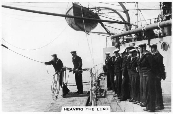 Heaving the lead, 1937