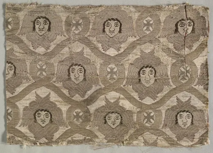 Framed Print : Heavy Gold Brocade, 1600s - 1700s. Creator: Unknown Framed Print : Heavy Gold Brocade, 1600s - 1700s. Creator: Unknown
