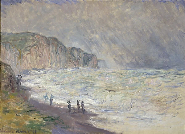 Heavy Sea at Pourville, 1897. Artist: Monet, Claude (1840-1926)