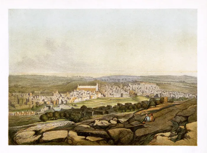 Framed Print : Hebron, c1870. Artist: W Dickens Framed Print : Hebron, c1870. Artist: W Dickens