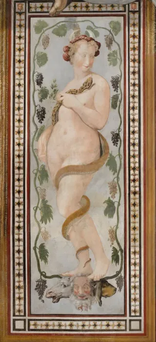Framed Print : Hecate, c. 1544. Artist: Rossi, Francesco, de (1510-1563) Framed Print : Hecate, c. 1544. Artist: Rossi, Francesco, de (1510-1563)