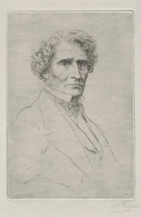 Framed Print : Hector Berlioz. Creator: Alphonse Legros (French, 1837-1911) Framed Print : Hector Berlioz. Creator: Alphonse Legros (French, 1837-1911)