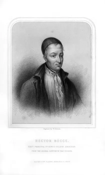 Framed Print : Hector Boece or Boyce, Scottish philosopher, (1870). Artist: W Howison Framed Print : Hector Boece or Boyce, Scottish philosopher, (1870). Artist: W Howison