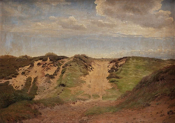 Hedevej near Hadsund, 1867. Creator: Harald Foss