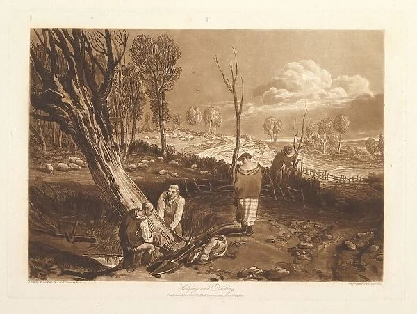 Hedging and Ditching (Liber Studiorum, part X, plate 47), May 23, 1812