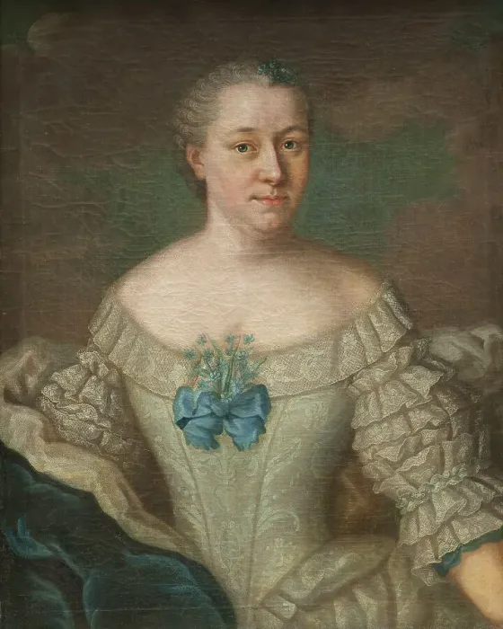 Framed Print : Hedvig Charlotta Nordenflycht, 1718-1763, mid-late 18th century. Creator: Johan Stålbom Framed Print : Hedvig Charlotta Nordenflycht, 1718-1763, mid-late 18th century. Creator: Johan Stålbom