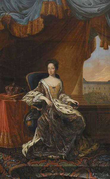 Hedvig Eleonora, 1636-1715, Queen of Sweden, late 17th-early 19th century. Creator: David von Krafft