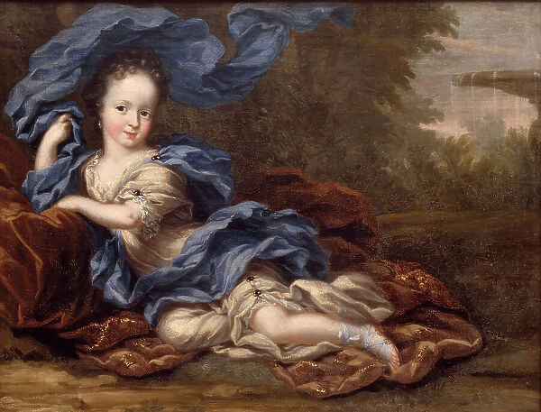 Hedvig Sofia, 1681-1708, Princess of Sweden, Duchess of Holstein-Gottorp, 1684. Creator: David Klocker Ehrenstrahl