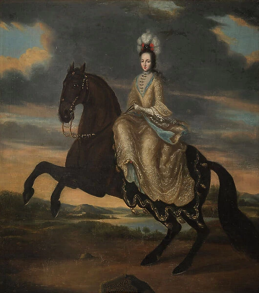 Hedvig Sofia, 1681-1708, Princess of Sweden Duchess of Holstein-Gottorp, 1698. Creator: Anon