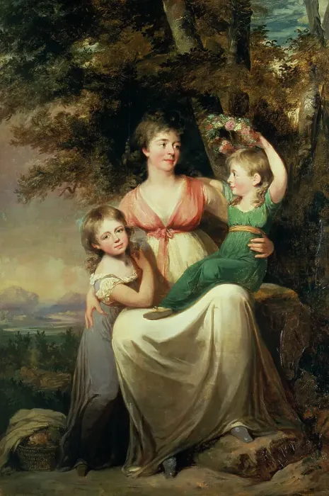 Framed Print : Hedvig Wegelin (1766-1842), married Tersmeden with daughters, late 18th-early 19th century. Creator: Carl Fredrik von Breda Framed Print : Hedvig Wegelin (1766-1842), married Tersmeden with daughters, late 18th-early 19th century. Creator: Carl Fredrik von Breda